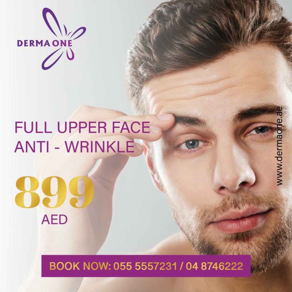 Full Upper Face Wrinkle -derma men offers dubai 2023