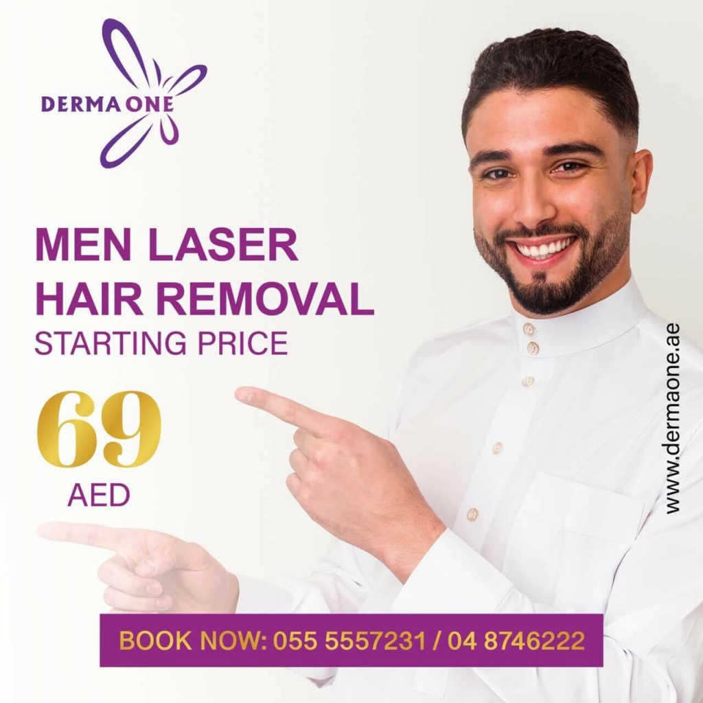 men laser hair removal offers dubai 2023 - derma one