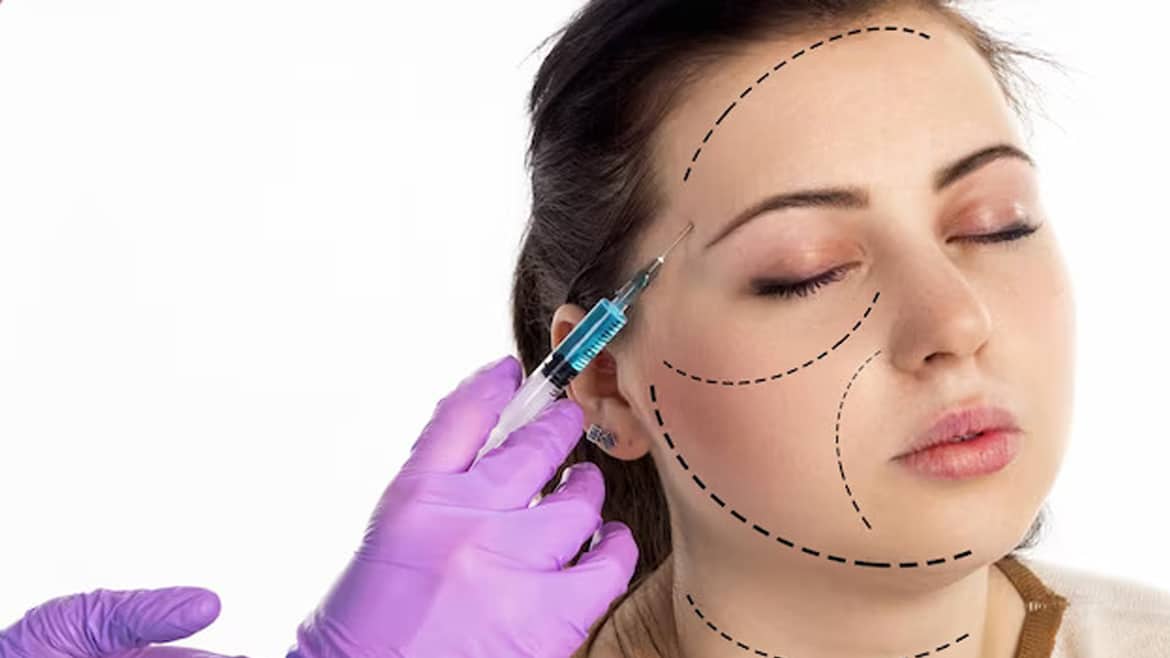 Which layer of skin does Botox target for wrinkles?